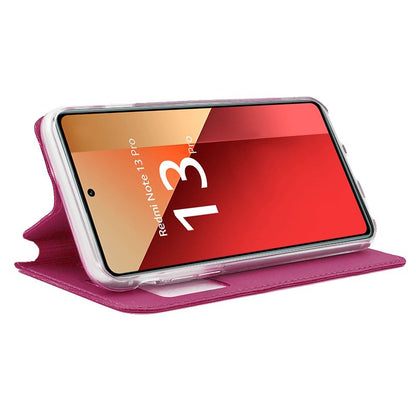 Funda COOL Flip Cover para Xiaomi Redmi Note 13 Pro / Poco M6 Pro Liso Rosa