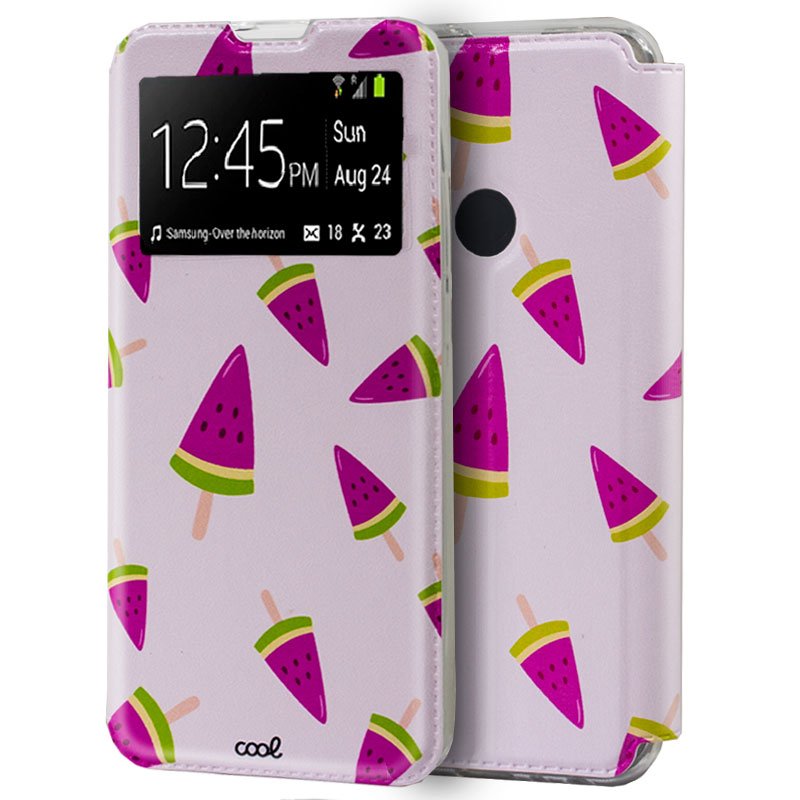 Funda COOL Flip Cover para Xiaomi Redmi Note 8 / Note 8 (2021) Dibujos Sandía