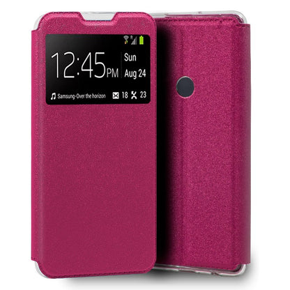 Funda COOL Flip Cover para Xiaomi Redmi Note 8 / Note 8 (2021) Liso Rosa