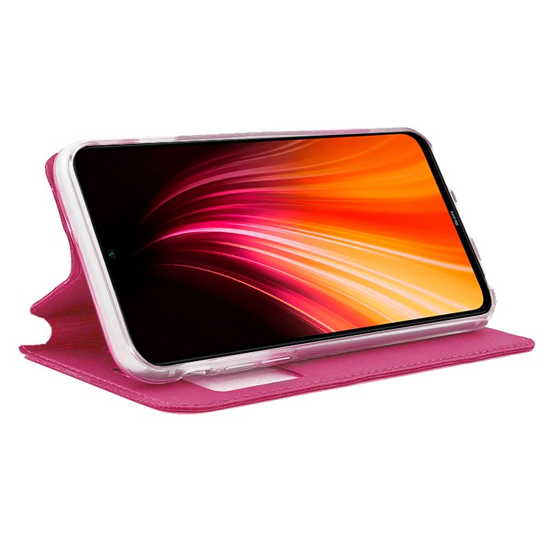 Funda COOL Flip Cover para Xiaomi Redmi Note 8 / Note 8 (2021) Liso Rosa