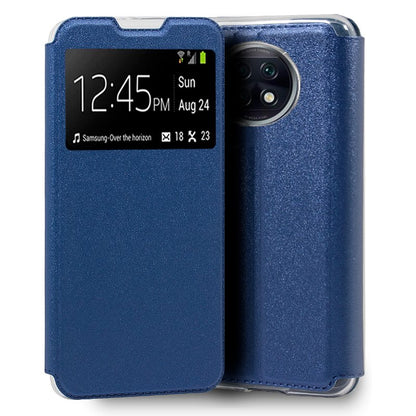 Funda COOL Flip Cover para Xiaomi Redmi Note 9T Liso Azul