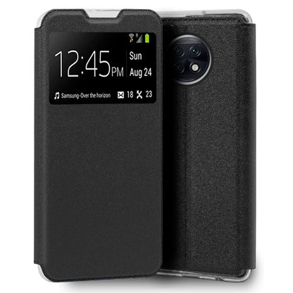 Funda COOL Flip Cover para Xiaomi Redmi Note 9T Liso Negro