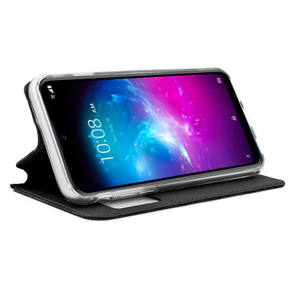 Funda COOL Flip Cover para ZTE Blade A5 2020 Negro