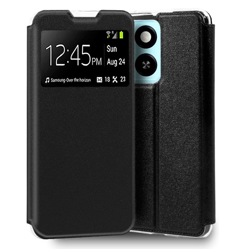 Funda COOL Flip Cover para ZTE Blade A55 / A35 Liso Negro