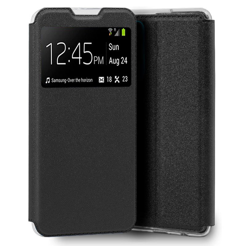 Funda COOL Flip Cover para ZTE Blade A71 Liso Negro