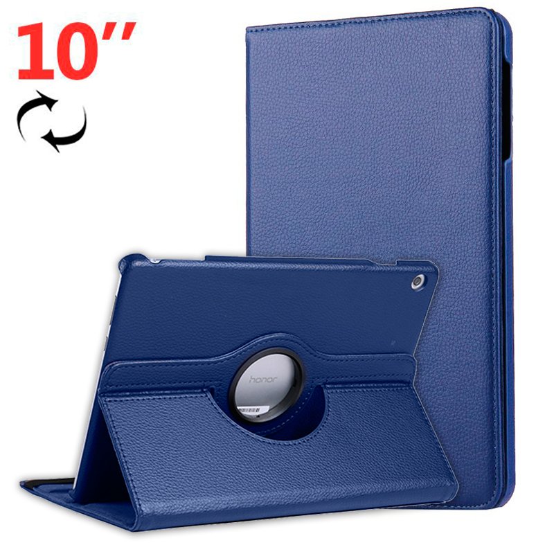 Funda COOL para Huawei Mediapad T5 Polipiel Liso Azul 10.1 pulg