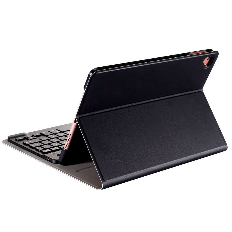 Funda COOL para iPad (2019 / 2020 / 2021) de 10,2 pulg Polipiel Teclado Bluetooth (Negro)