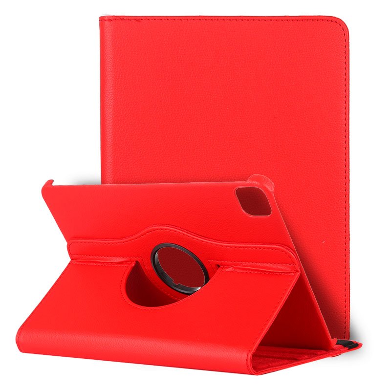 Funda COOL para iPAD Pro 11 pulg (2020 / 2021) / iPad Air 4 2020 / Air 5 2022 / iPad Air 6 Giratoria Polipiel Rojo