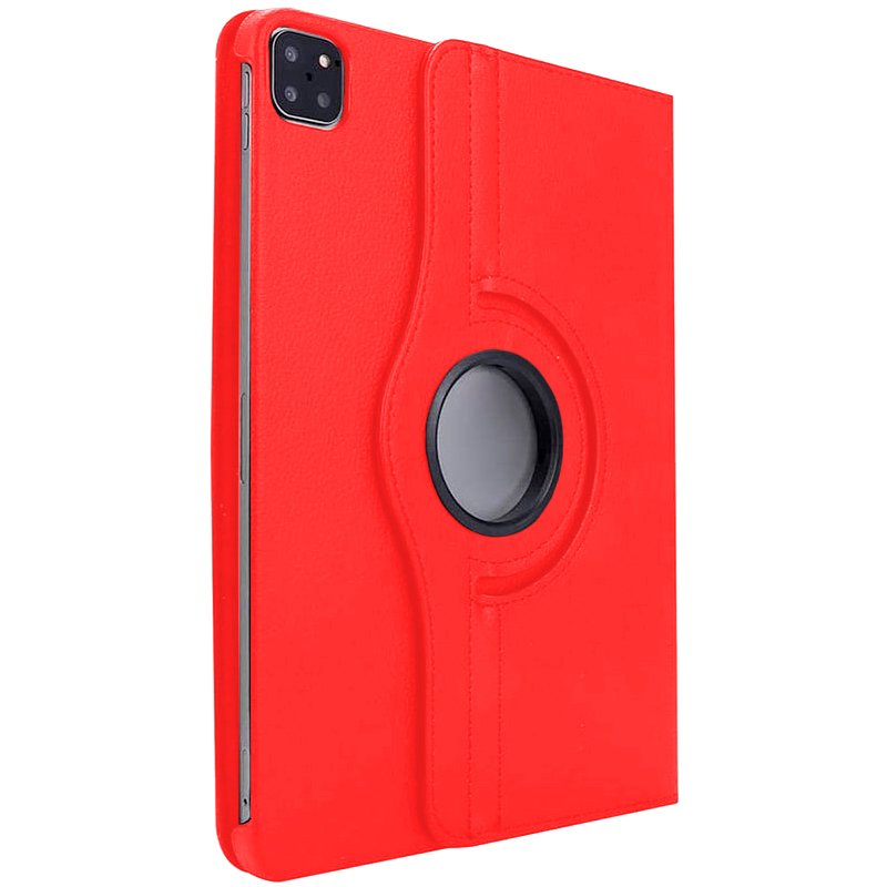 Funda COOL para iPad Pro 12.9 pulg (2020 / 2021 / 2022) Giratoria Polipiel Rojo