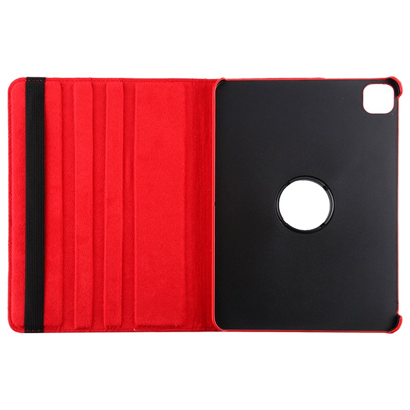 Funda COOL para iPad Pro 12.9 pulg (2020 / 2021 / 2022) Giratoria Polipiel Rojo