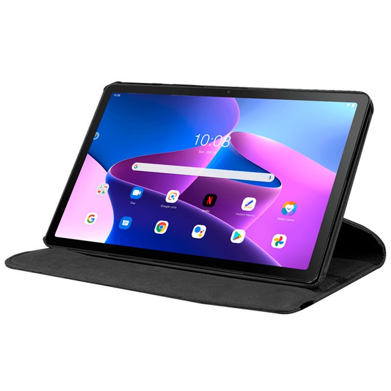 Funda COOL para Lenovo Tab M10 Gen 3 Polipiel Liso Negro