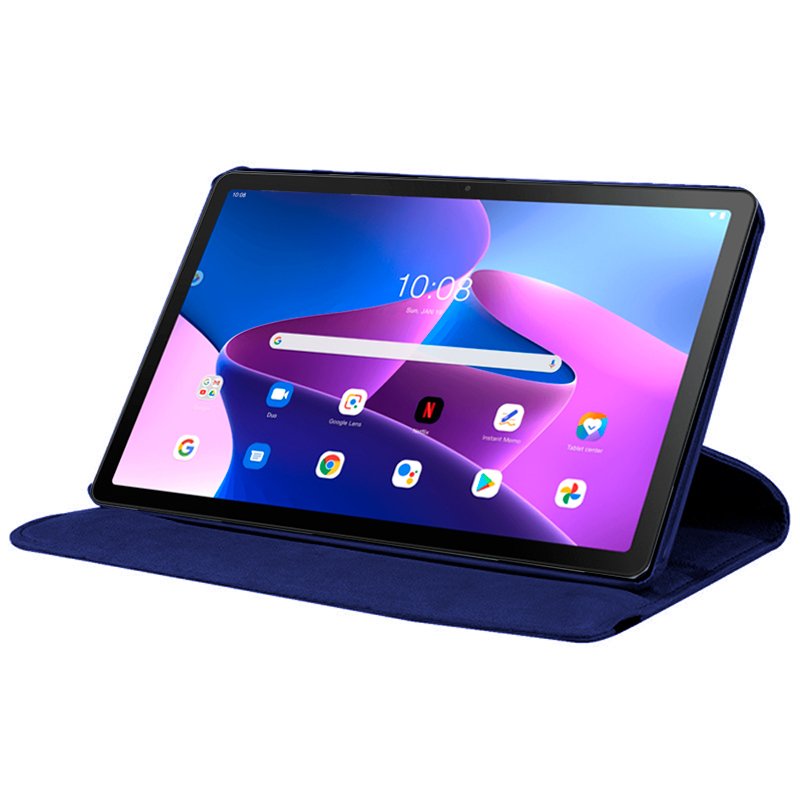 Funda COOL para Lenovo Tab M10 Plus Gen 3 Polipiel Liso Azul