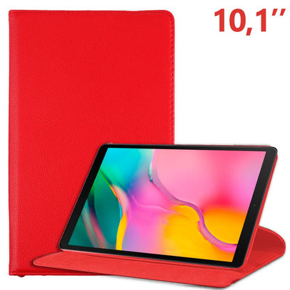 Funda COOL para Samsung Galaxy Tab A (2019) T510 / T515 Polipiel Liso Rojo 10.1 pulg