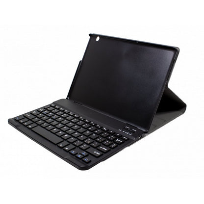 Funda COOL para Samsung Galaxy Tab A7 T500 / T503 / T505 Polipiel Liso Negro Teclado Bluetooth 10.4 Pulg