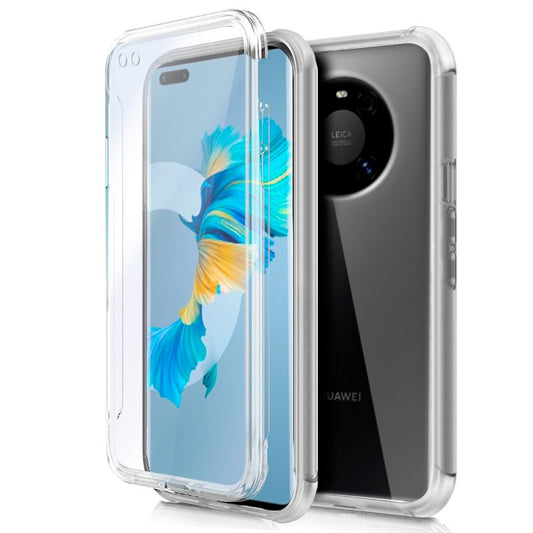 Funda COOL Silicona 3D para Huawei Mate 40 Pro / 40 Pro Plus (Transparente Frontal + Trasera)