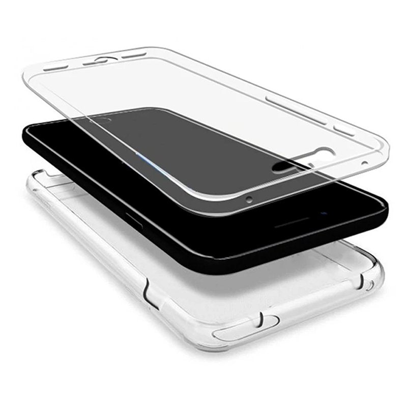 Funda COOL Silicona 3D para Huawei Mate 40 Pro / 40 Pro Plus (Transparente Frontal + Trasera)