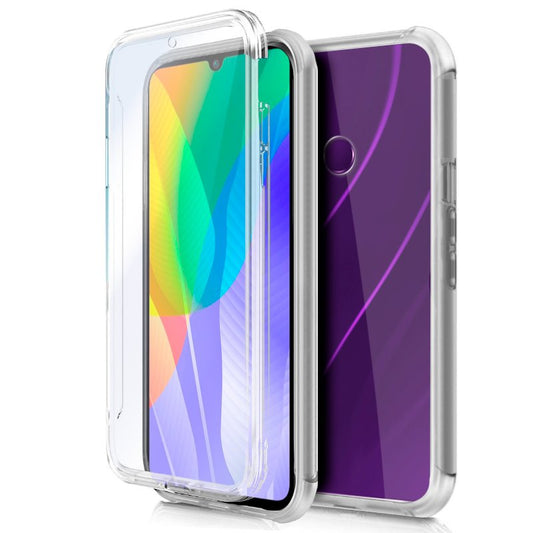 Funda COOL Silicona 3D para Huawei Y6p (Transparente Frontal + Trasera)