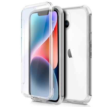 Funda COOL Silicona 3D para iPhone 14 Plus (Transparente Frontal + Trasera)