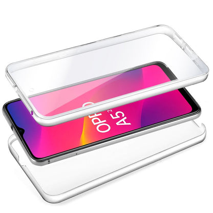 Funda COOL Silicona 3D para Oppo A5 (2020) / A9 (2020) (Transparente Frontal + Trasera)