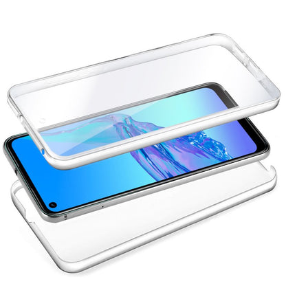 Funda COOL Silicona 3D para Oppo A53 / A53s (Transparente Frontal + Trasera)