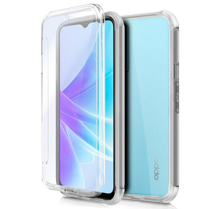 Funda COOL Silicona 3D para Oppo A57s / A77 5G / Realme Narzo 50 5G (Transparente Frontal + Trasera)