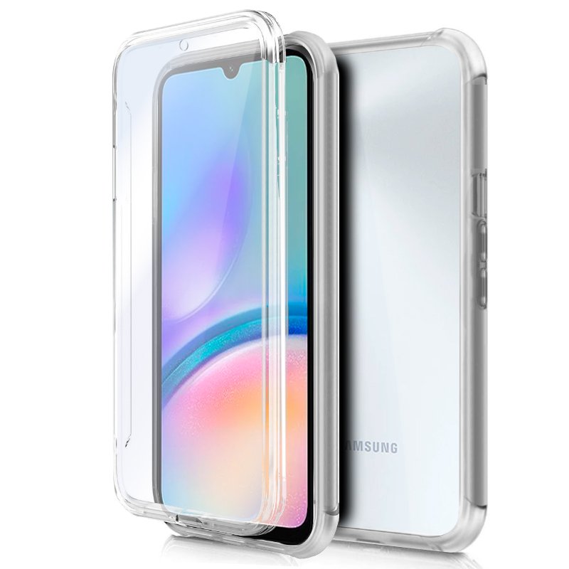 Funda COOL Silicona 3D para Samsung A057 Galaxy A05s (Transparente Frontal + Trasera)