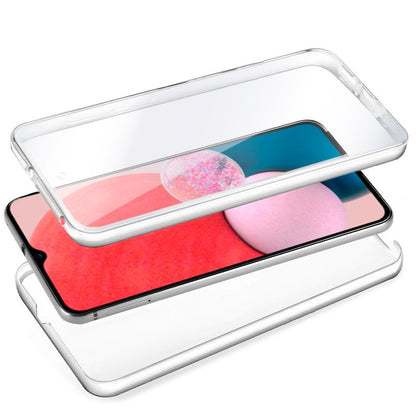 Funda COOL Silicona 3D para Samsung A135 Galaxy A13 (Transparente Frontal + Trasera)