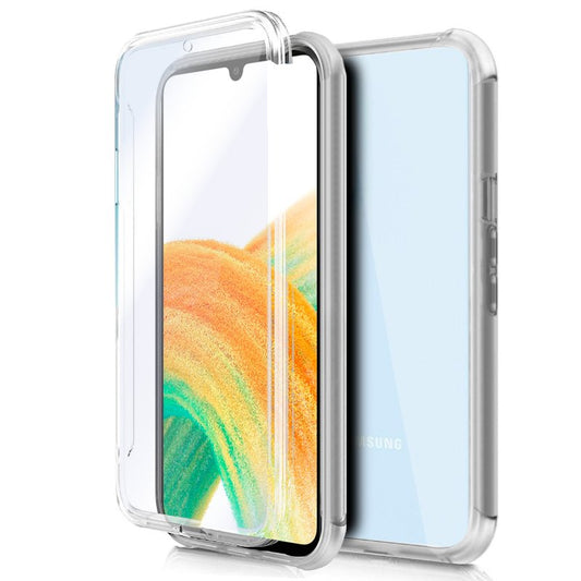 Funda COOL Silicona 3D para Samsung A336 Galaxy A33 5G (Transparente Frontal + Trasera)