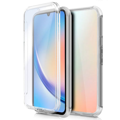 Funda COOL Silicona 3D para Samsung A346 Galaxy A34 5G (Transparente Frontal + Trasera)