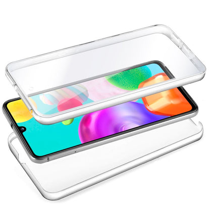 Funda COOL Silicona 3D para Samsung A415 Galaxy A41 (Transparente Frontal + Trasera)