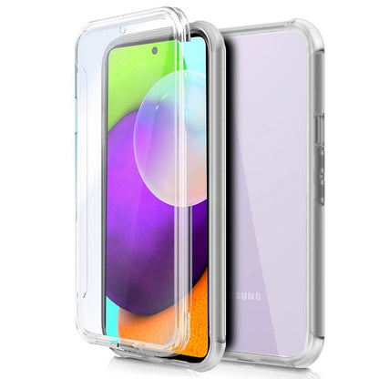 Funda COOL Silicona 3D para Samsung A525 Galaxy A52 / A52 5G / A52s 5G (Transparente Frontal + Trasera)