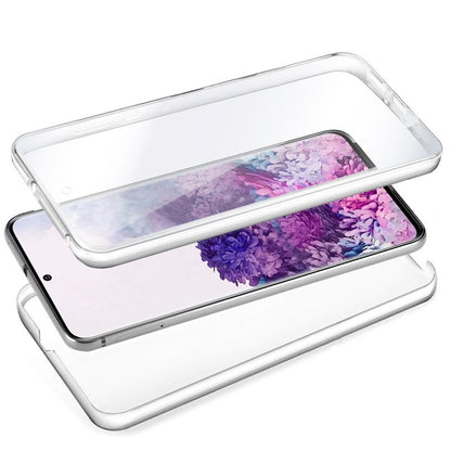 Funda COOL Silicona 3D para Samsung G980 Galaxy S20 (Transparente Frontal + Trasera)