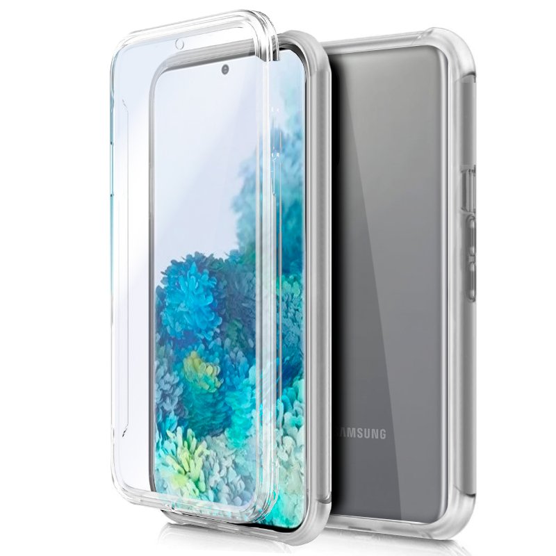 Funda COOL Silicona 3D para Samsung G985 Galaxy S20 Plus (Transparente Frontal + Trasera)