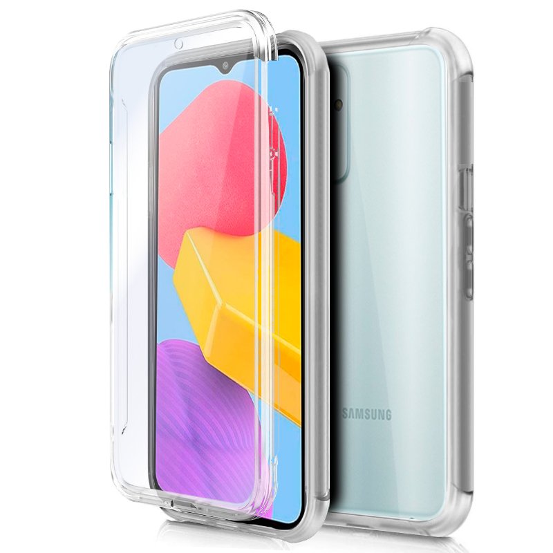 Funda COOL Silicona 3D para Samsung M135 Galaxy M13 / A23 5G (Transparente Frontal + Trasera)