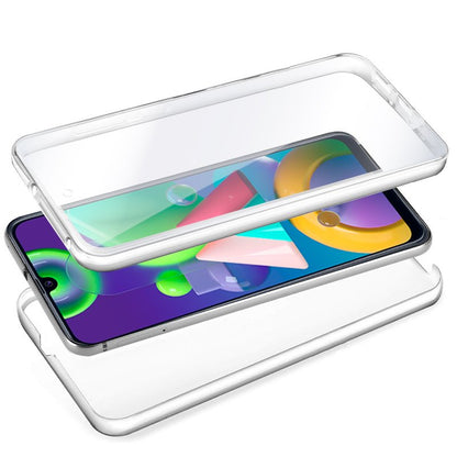 Funda COOL Silicona 3D para Samsung M215 Galaxy M21 (Transparente Frontal + Trasera)