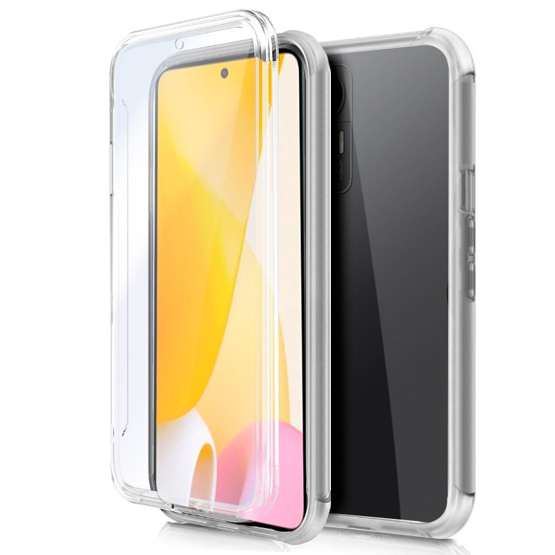 Funda COOL Silicona 3D para Xiaomi 12 Lite (Transparente Frontal + Trasera)