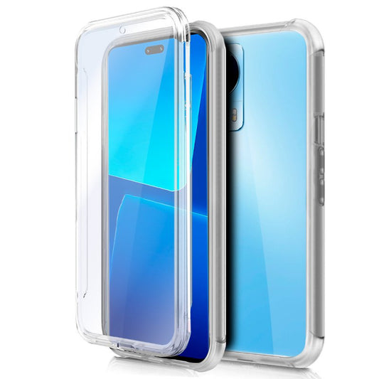 Funda COOL Silicona 3D para Xiaomi 13 Lite (Transparente Frontal + Trasera)