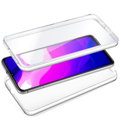 Funda COOL Silicona 3D para Xiaomi Mi 10 Lite (Transparente Frontal + Trasera)