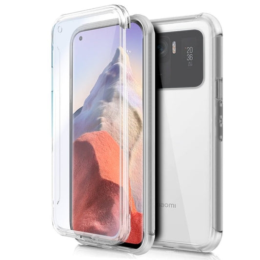 Funda COOL Silicona 3D para Xiaomi Mi 11 Ultra (Transparente Frontal + Trasera)