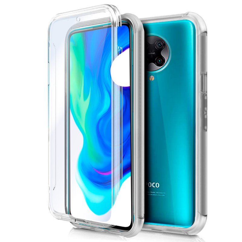 Funda COOL Silicona 3D para Xiaomi Pocophone F2 Pro (Transparente Frontal + Trasera)