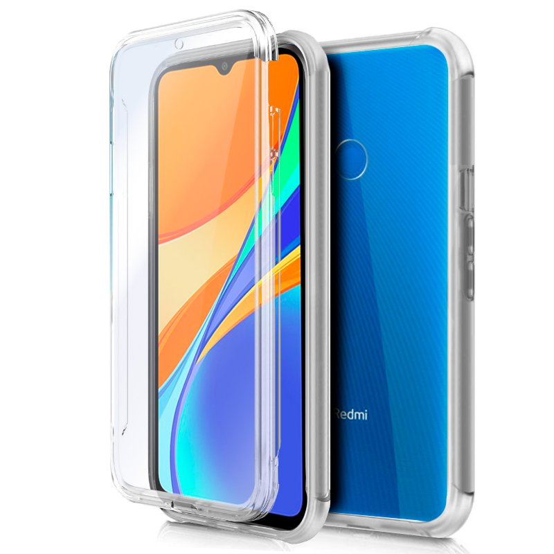 Funda COOL Silicona 3D para Xiaomi Redmi 9C / 10A (Transparente Frontal + Trasera)