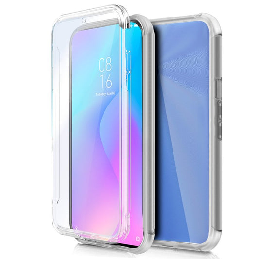 Funda COOL Silicona 3D para Xiaomi Redmi 9T (Transparente Frontal + Trasera)