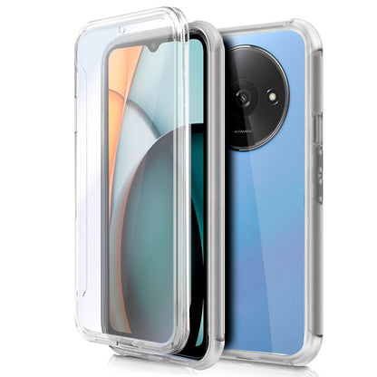 Funda COOL Silicona 3D para Xiaomi Redmi A3 (Transparente Frontal + Trasera)