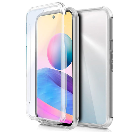 Funda COOL Silicona 3D para Xiaomi Redmi Note 10 5G / Pocophone M3 Pro 5G (Transparente Frontal + Trasera)