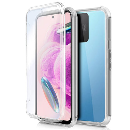 Funda COOL Silicona 3D para Xiaomi Redmi Note 12S (Transparente Frontal + Trasera)