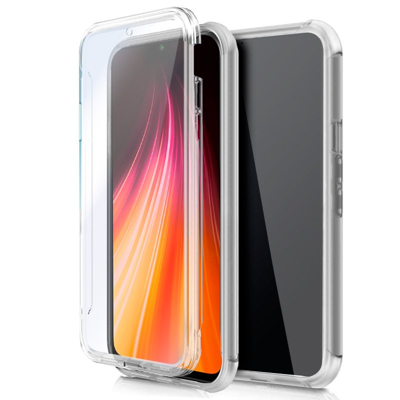 Funda COOL Silicona 3D para Xiaomi Redmi Note 8  / Note 8 (2021) (Transparente Frontal + Trasera)