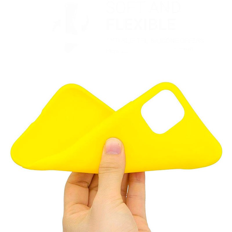 Funda COOL Silicona para iPhone 11 Pro (Amarillo)