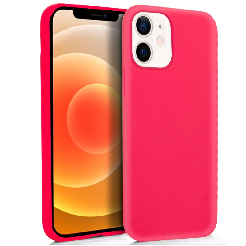 Funda COOL Silicona para iPhone 12 mini (Rosa)