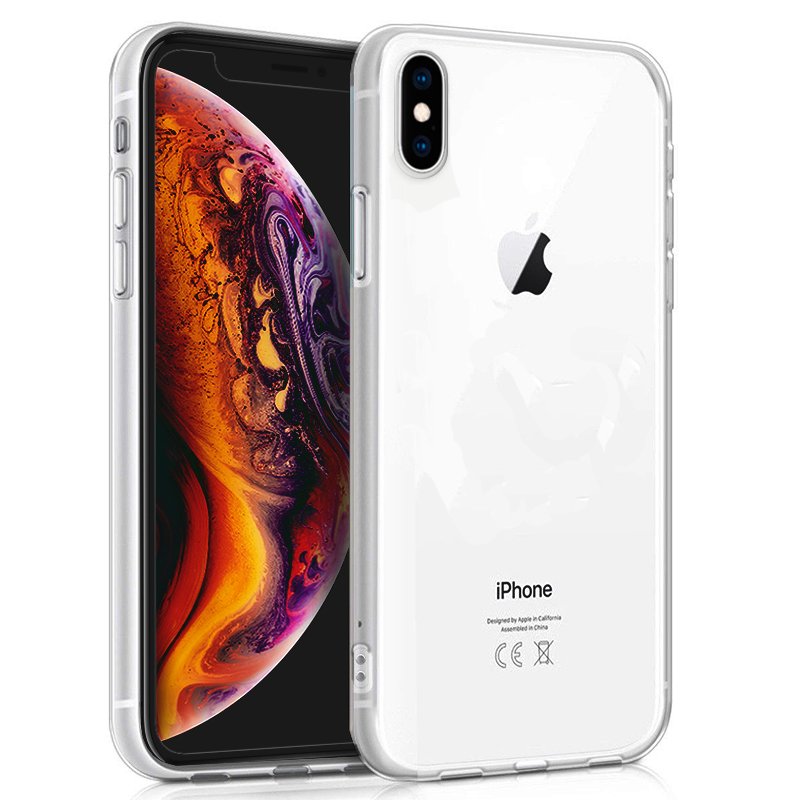 Funda COOL Silicona para iPhone XS Max (Transparente)