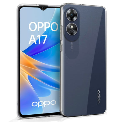 Funda COOL Silicona para Oppo A17 (Transparente)